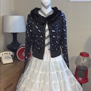 BNWT Collectif Pietra Print Leopard Cardigan UK 16